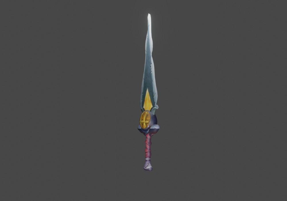 Zeloeman Sword A 53 Low-poly 3D model_16
