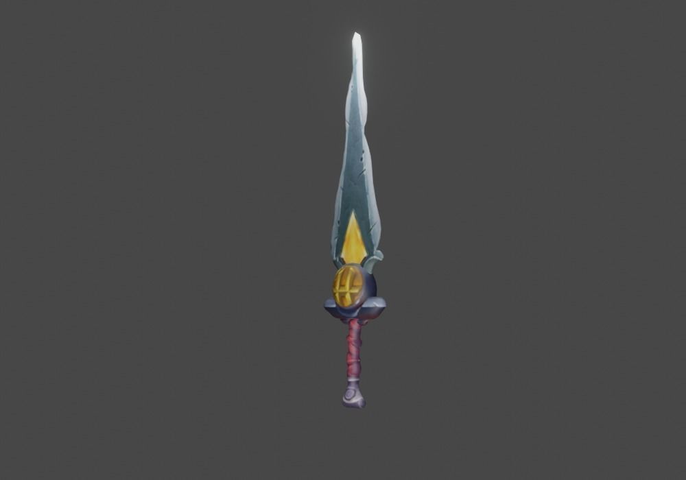Zeloeman Sword A 53 Low-poly 3D model_17