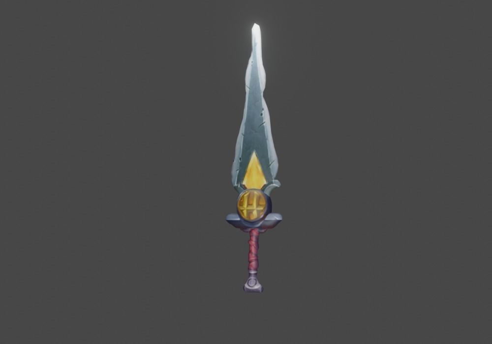 Zeloeman Sword A 53 Low-poly 3D model_20