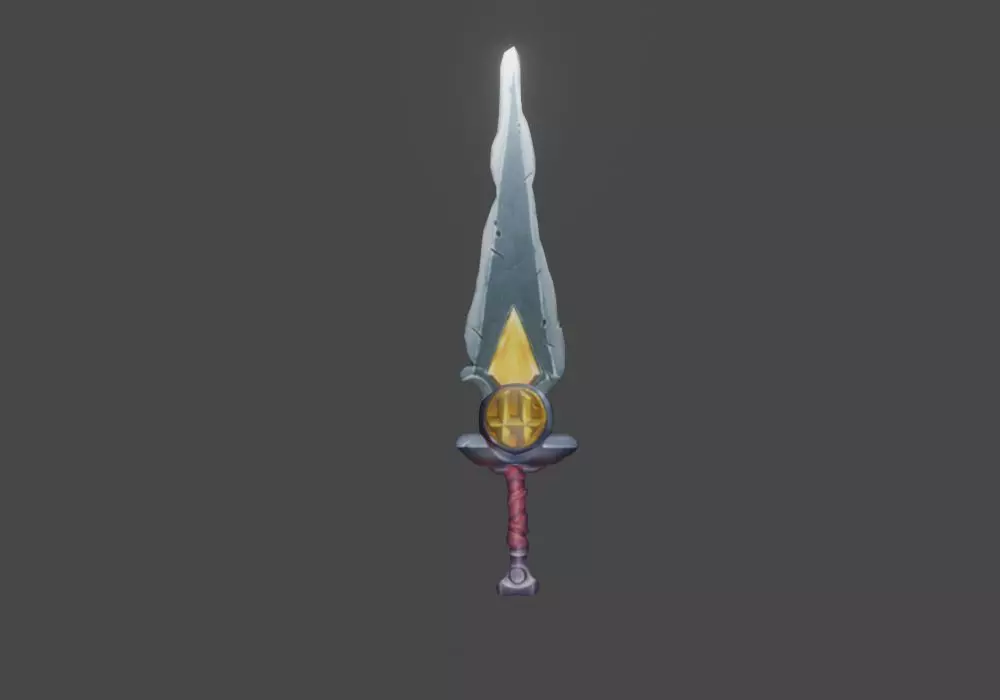 Zeloeman Sword A 53 Low-poly 3D model_0