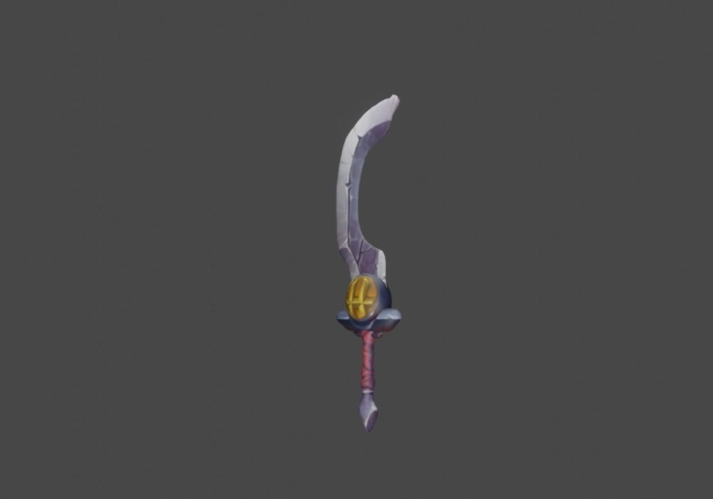 Zeloeman Sword A 52 Low-poly 3D model_17
