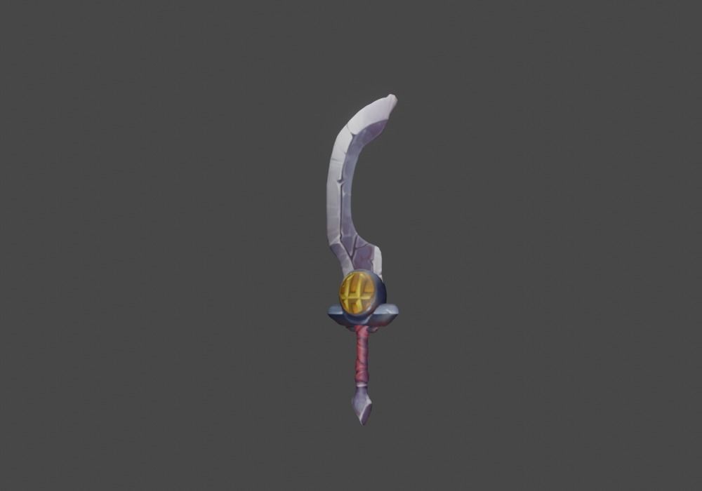 Zeloeman Sword A 52 Low-poly 3D model_18
