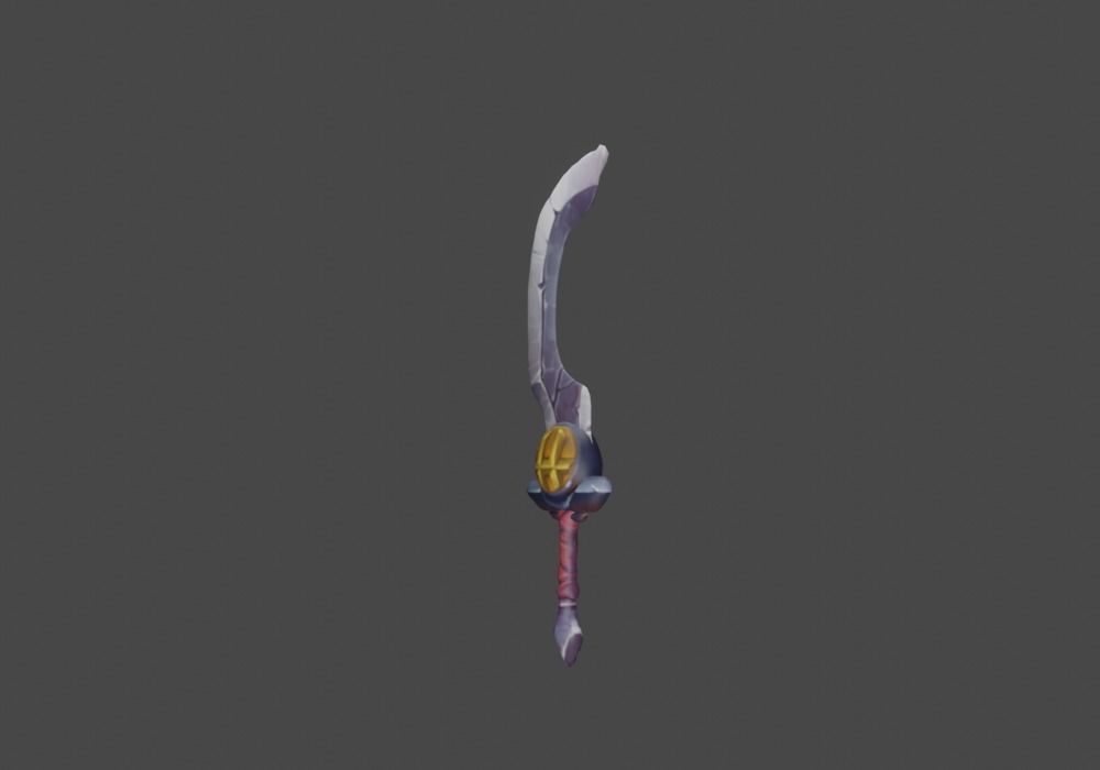 Zeloeman Sword A 52 Low-poly 3D model_16