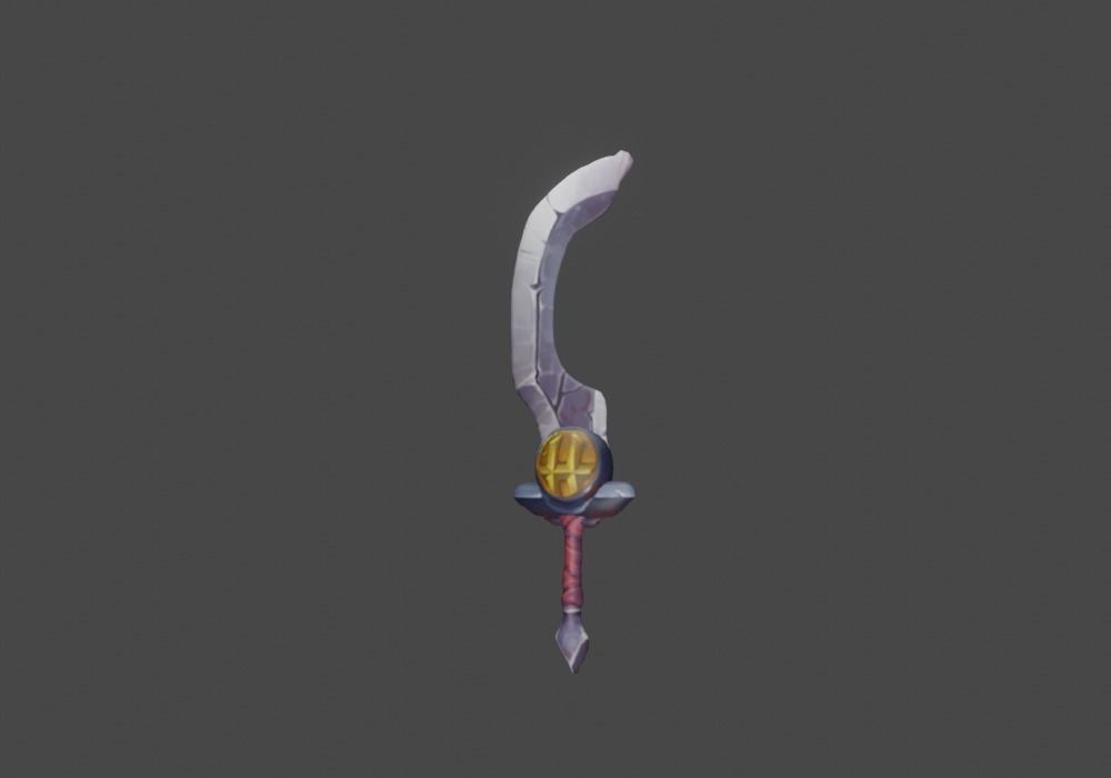 Zeloeman Sword A 52 Low-poly 3D model_19