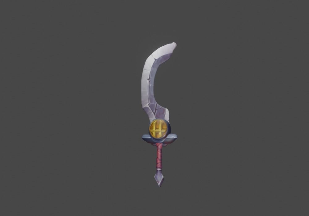 Zeloeman Sword A 52 Low-poly 3D model_20