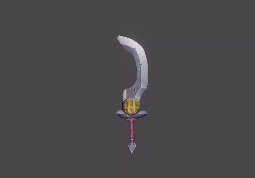 Zeloeman Sword A 52 Low-poly 3D model_0