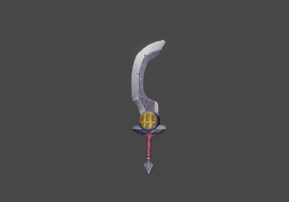 Zeloeman Sword A 52 Low-poly 3D model_21