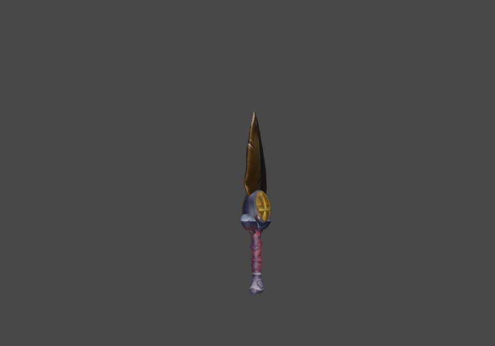 Zeloeman Sword A 50 Low-poly 3D model_10