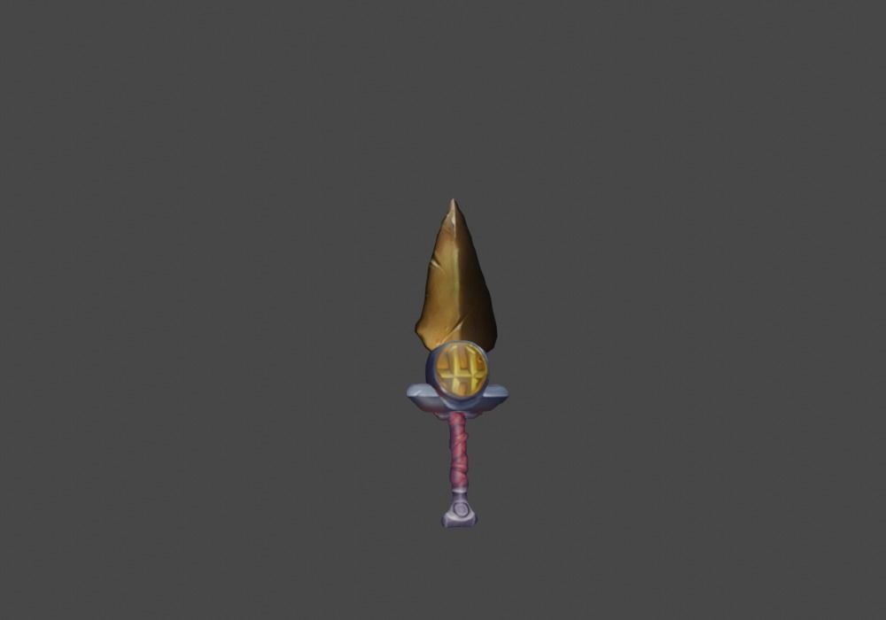 Zeloeman Sword A 50 Low-poly 3D model_5