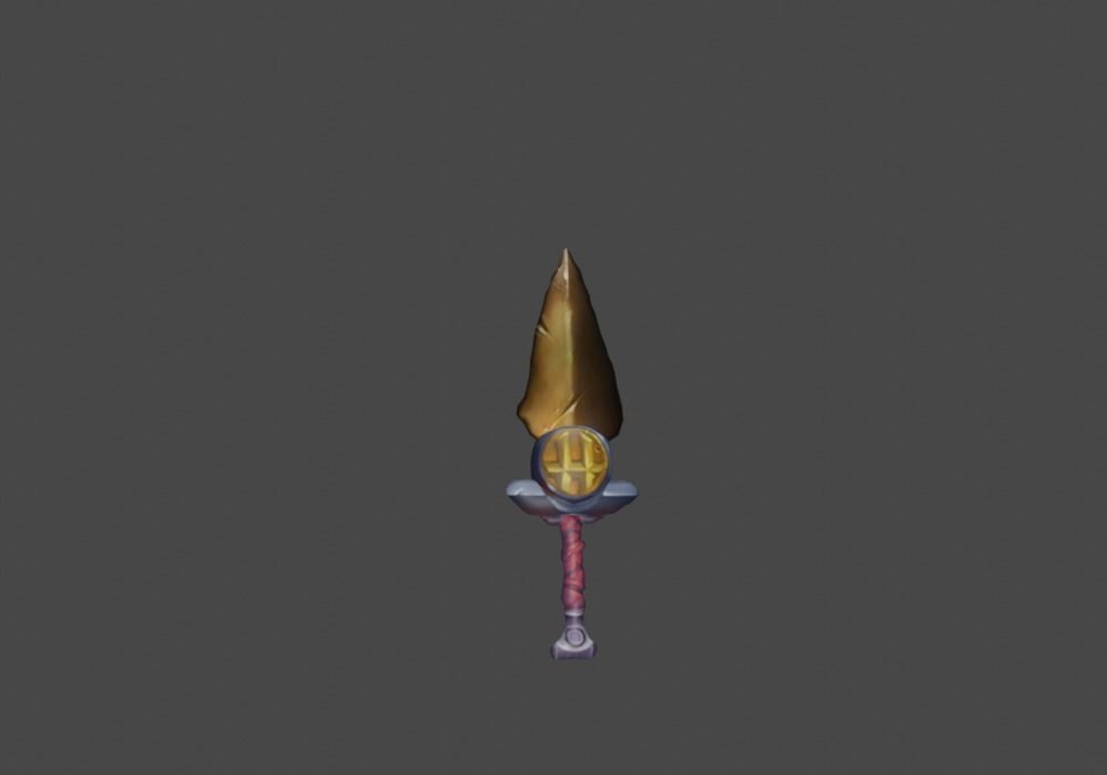 Zeloeman Sword A 50 Low-poly 3D model_4