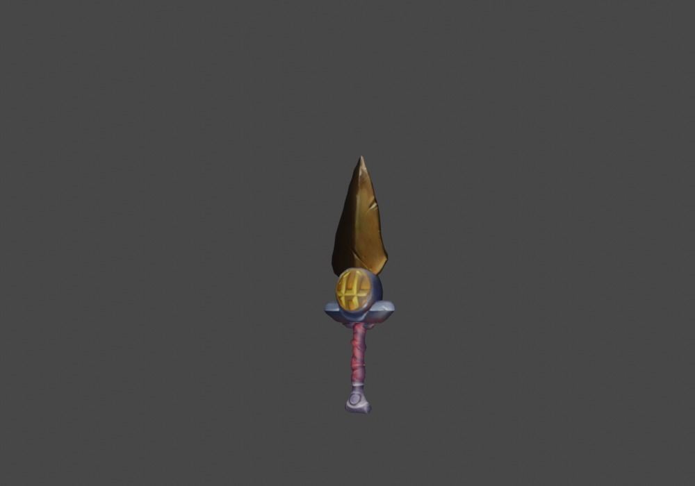 Zeloeman Sword A 50 Low-poly 3D model_18