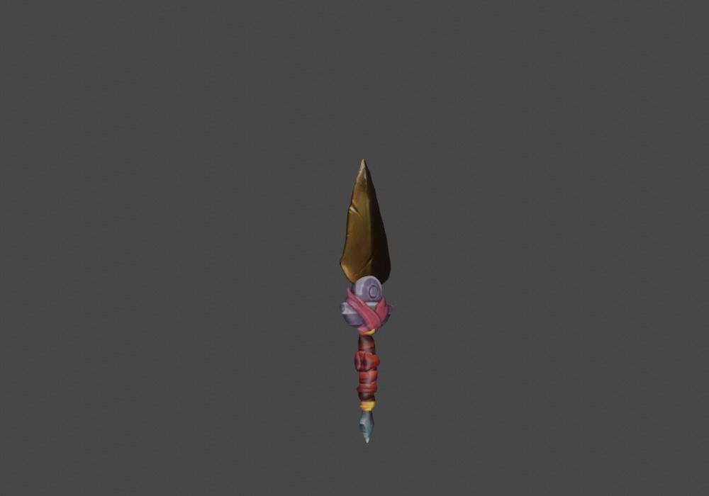 Zeloeman Sword A 5 Low-poly 3D model_8