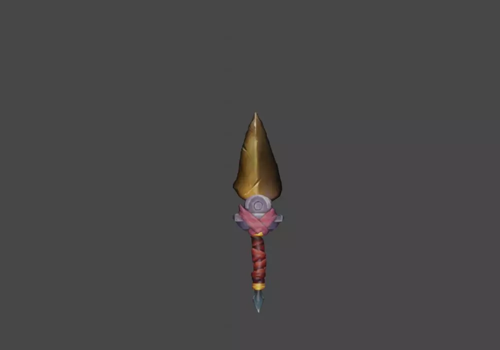 Zeloeman Sword A 5 Low-poly 3D model_0