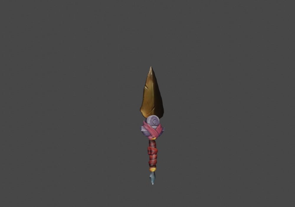 Zeloeman Sword A 5 Low-poly 3D model_7