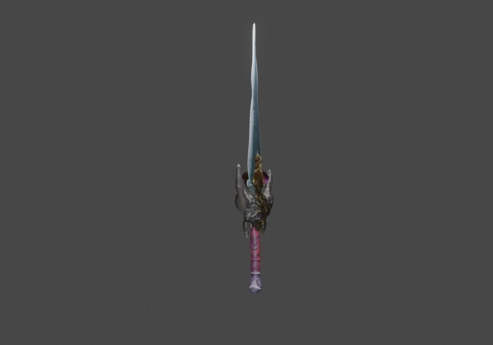 Zeloeman Sword A 49 Low-poly 3D model_11