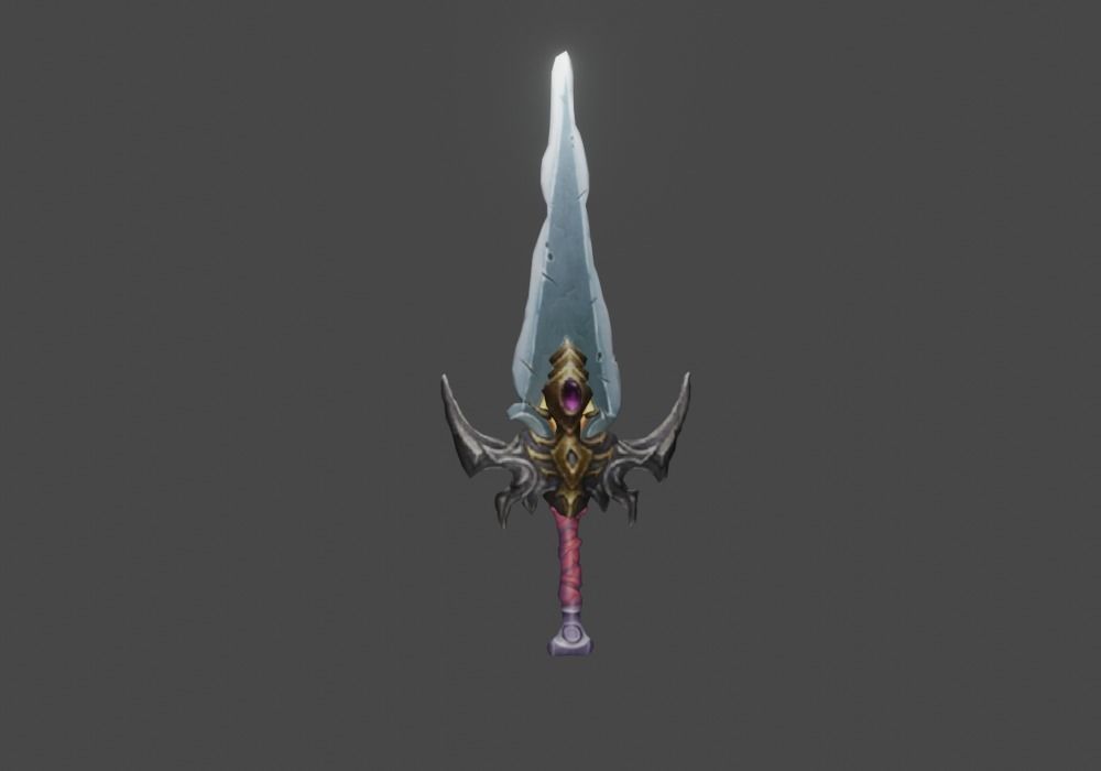 Zeloeman Sword A 49 Low-poly 3D model_4
