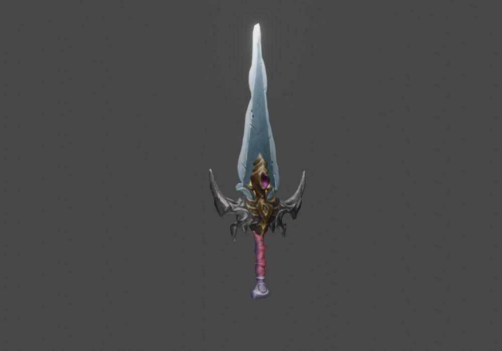 Zeloeman Sword A 49 Low-poly 3D model_7