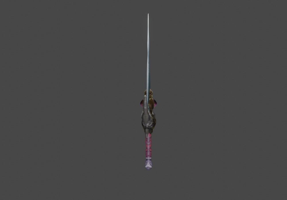 Zeloeman Sword A 49 Low-poly 3D model_12