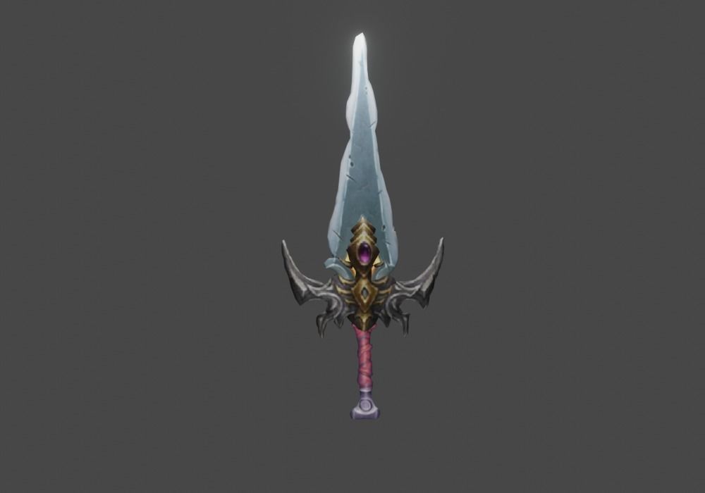 Zeloeman Sword A 49 Low-poly 3D model_3