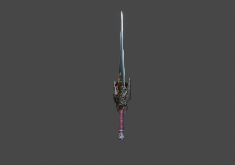 Zeloeman Sword A 49 Low-poly 3D model_14