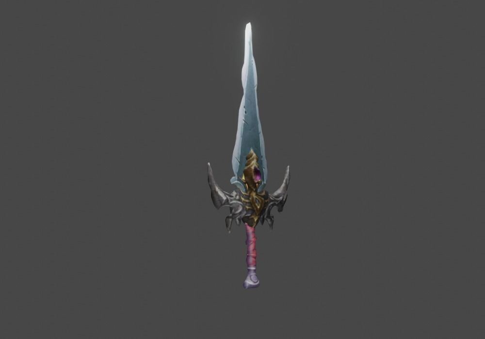 Zeloeman Sword A 49 Low-poly 3D model_8