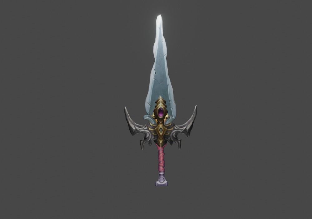 Zeloeman Sword A 49 Low-poly 3D model_2