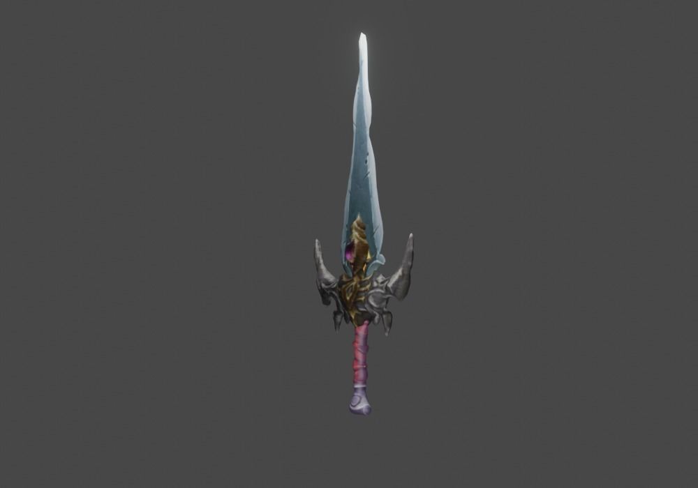Zeloeman Sword A 49 Low-poly 3D model_16