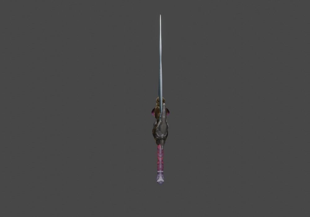 Zeloeman Sword A 49 Low-poly 3D model_13