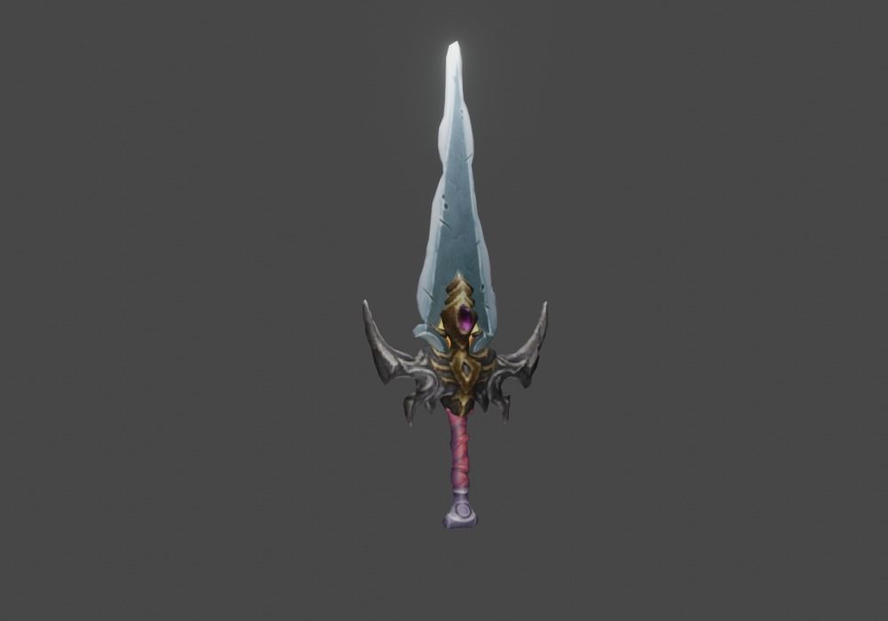 Zeloeman Sword A 49 Low-poly 3D model_6
