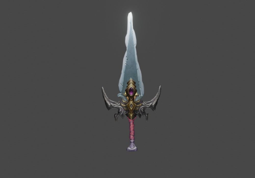 Zeloeman Sword A 49 Low-poly 3D model_1