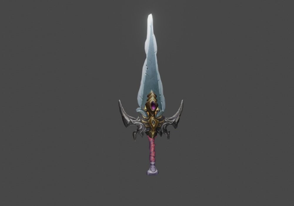 Zeloeman Sword A 49 Low-poly 3D model_5