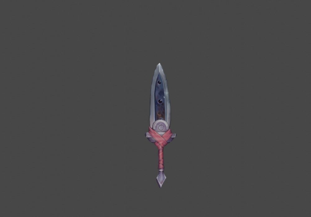 Zeloeman Sword A 48 Low-poly 3D model_3