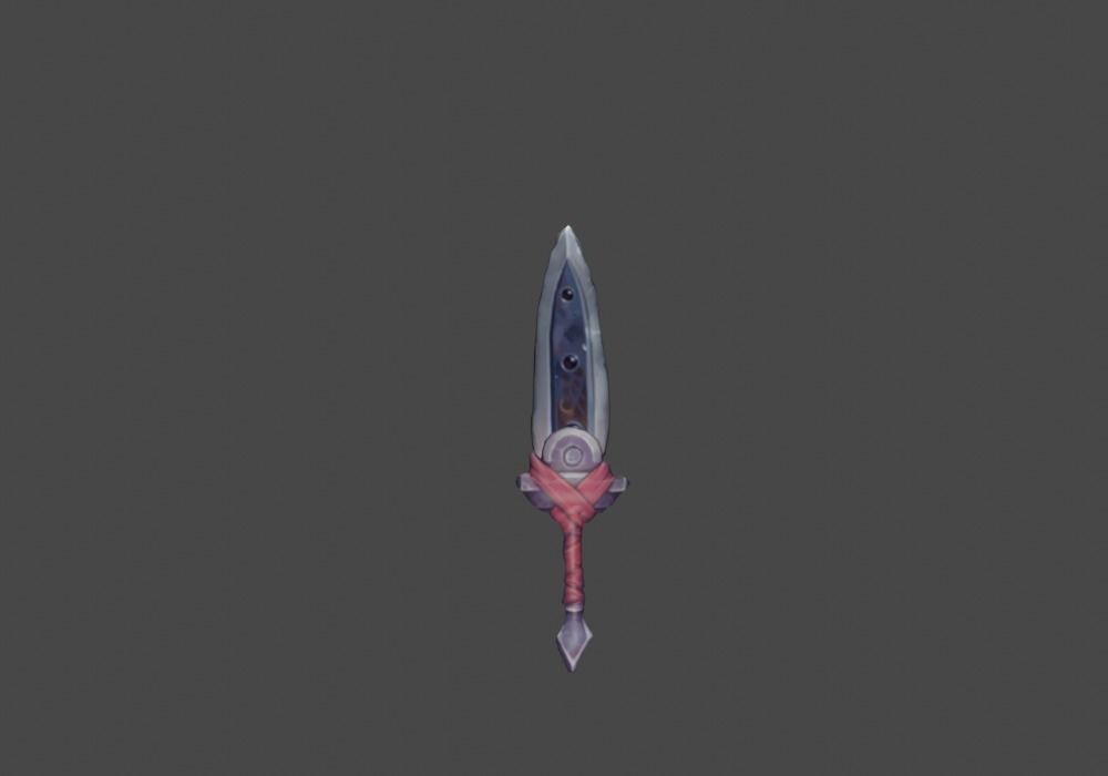 Zeloeman Sword A 48 Low-poly 3D model_2