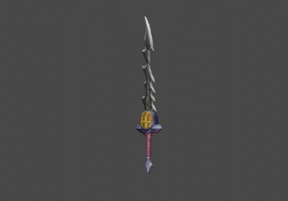 Zeloeman Sword A 47 Low-poly 3D model_17