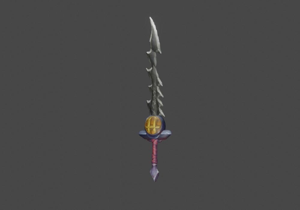 Zeloeman Sword A 47 Low-poly 3D model_19