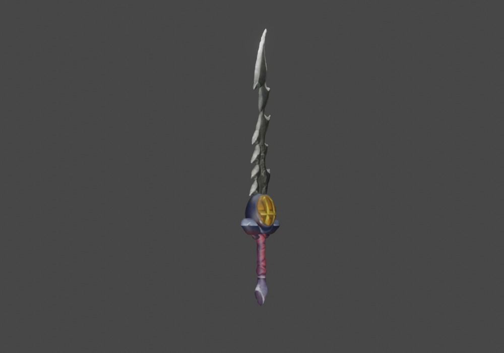 Zeloeman Sword A 47 Low-poly 3D model_9
