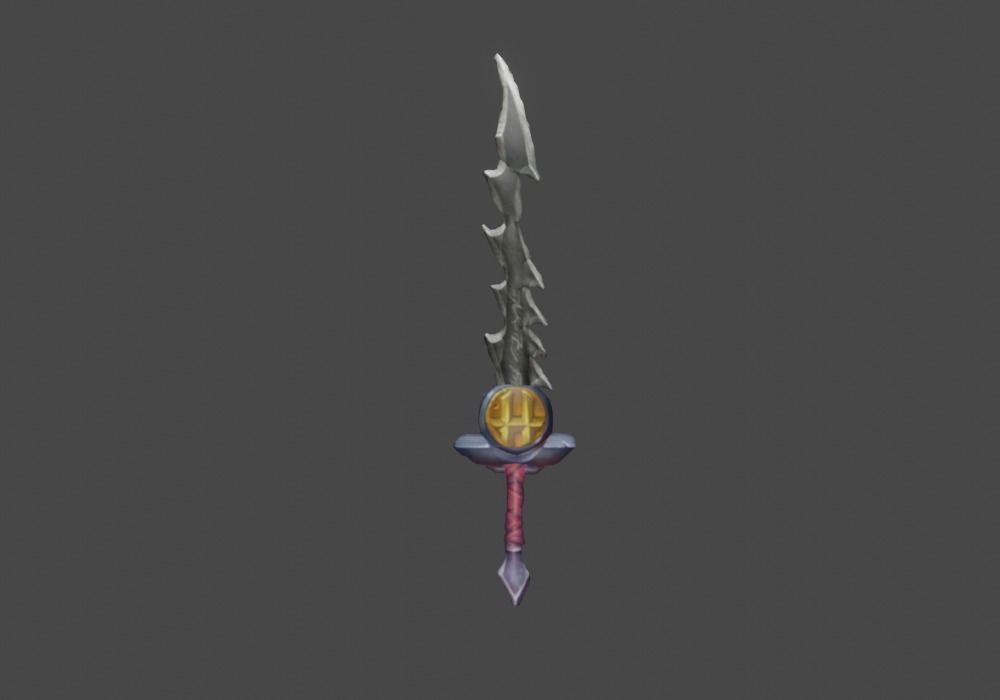 Zeloeman Sword A 47 Low-poly 3D model_25