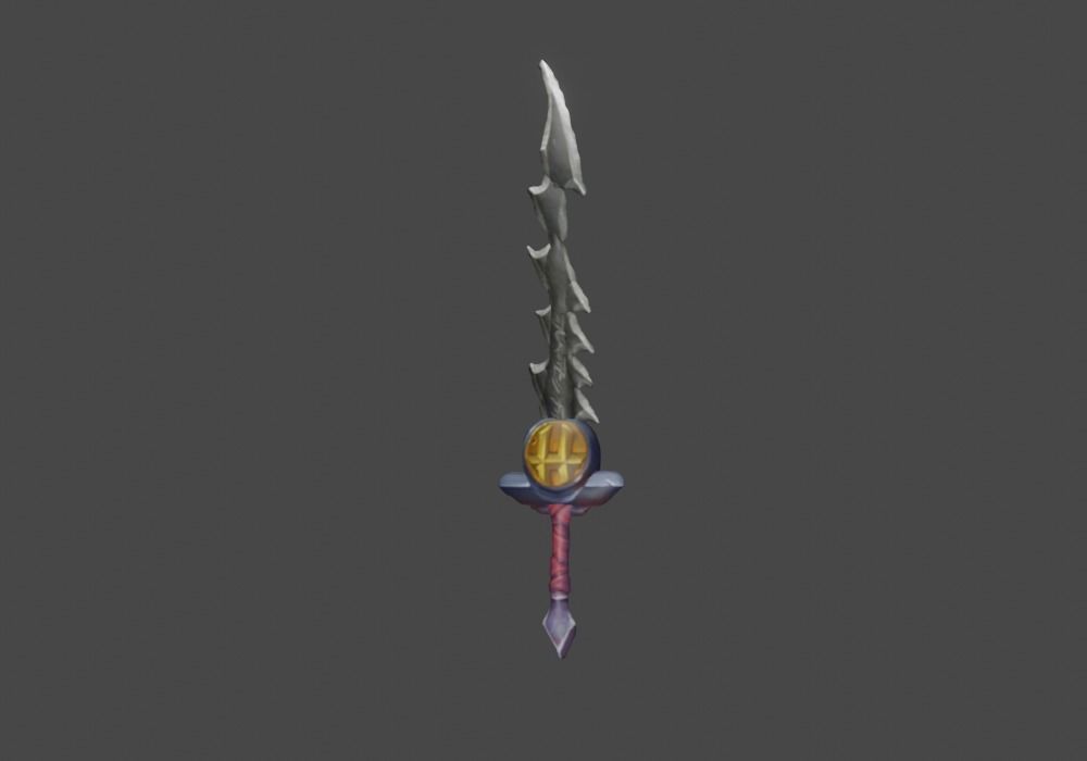 Zeloeman Sword A 47 Low-poly 3D model_20
