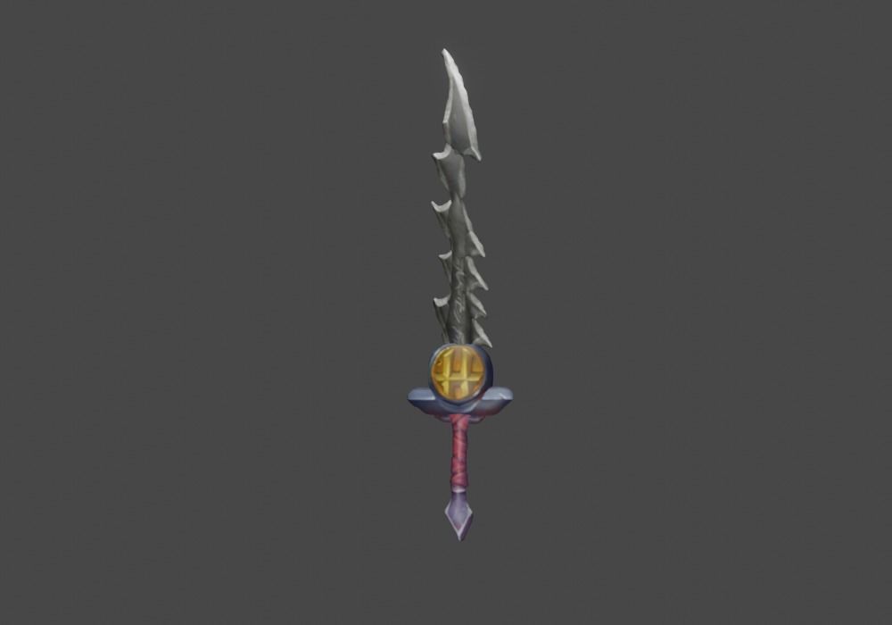 Zeloeman Sword A 47 Low-poly 3D model_21