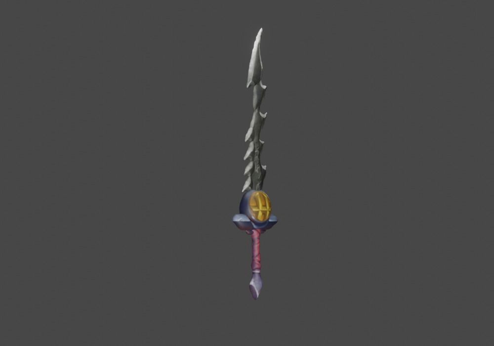 Zeloeman Sword A 47 Low-poly 3D model_8