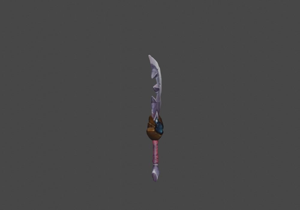 Zeloeman Sword A 46 Low-poly 3D model_10