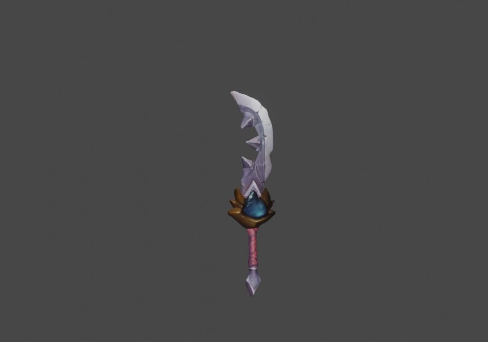 Zeloeman Sword A 46 Low-poly 3D model_6