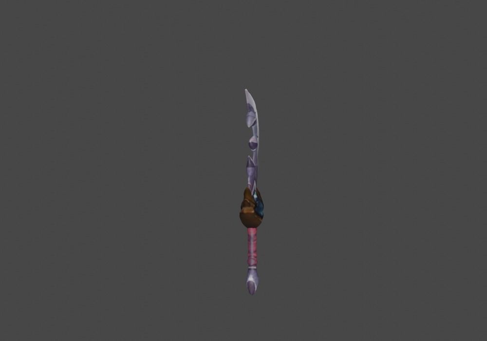 Zeloeman Sword A 46 Low-poly 3D model_11