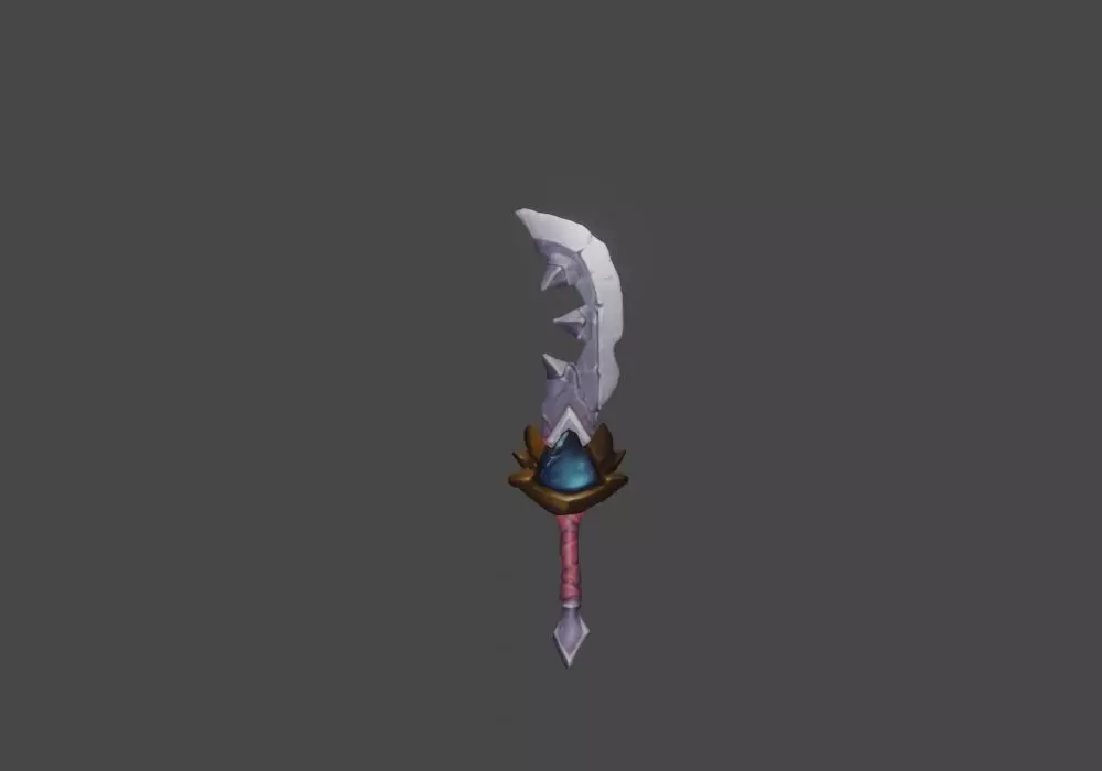 Zeloeman Sword A 46 Low-poly 3D model_0