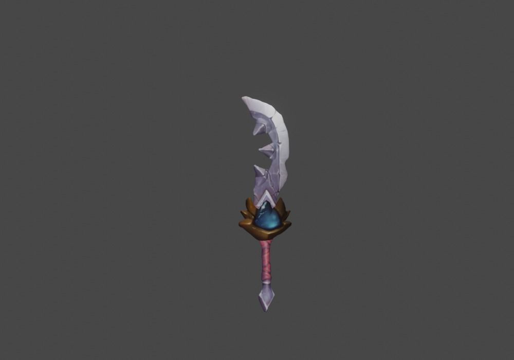 Zeloeman Sword A 46 Low-poly 3D model_5