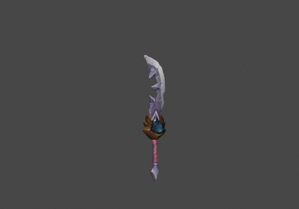Zeloeman Sword A 46 Low-poly 3D model_8