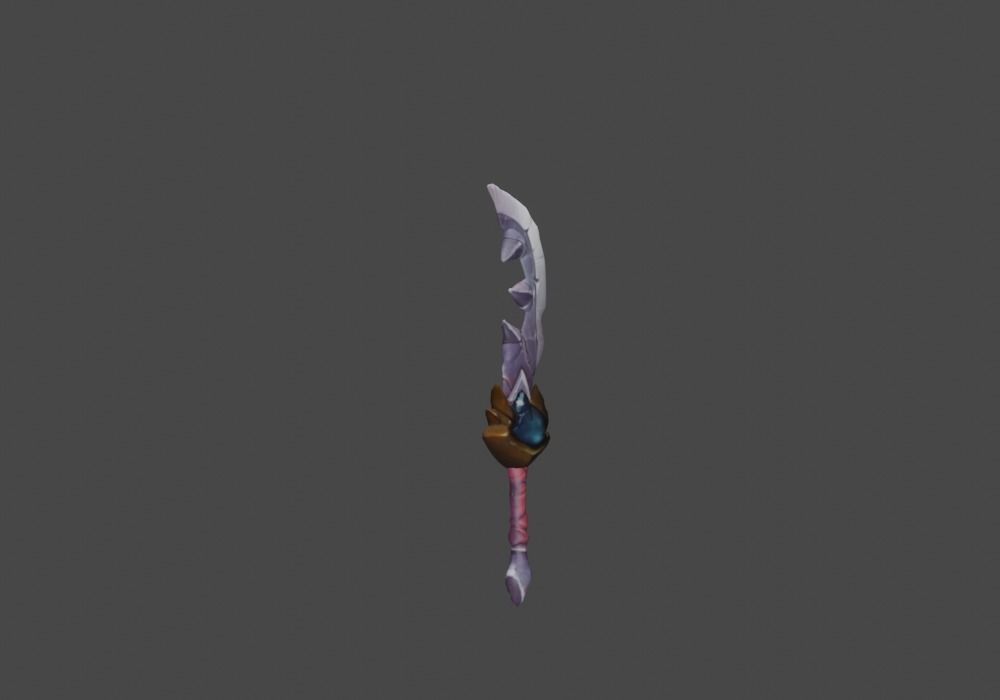 Zeloeman Sword A 46 Low-poly 3D model_9