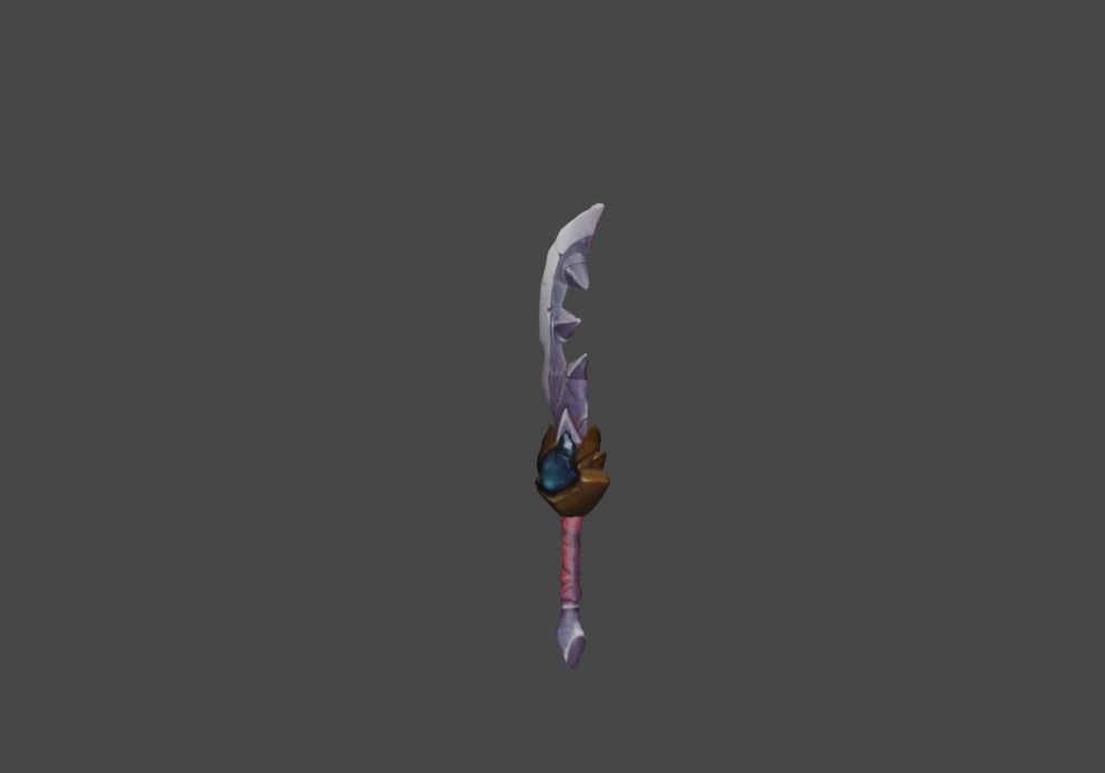 Zeloeman Sword A 46 Low-poly 3D model_16