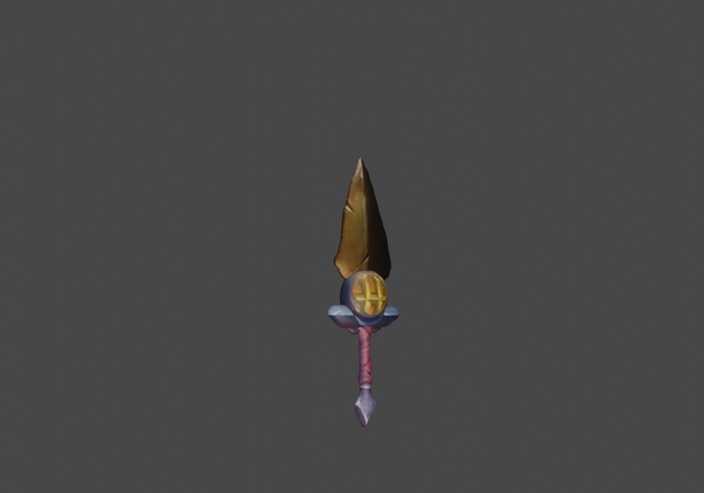 Zeloeman Sword A 45 Low-poly 3D model_7