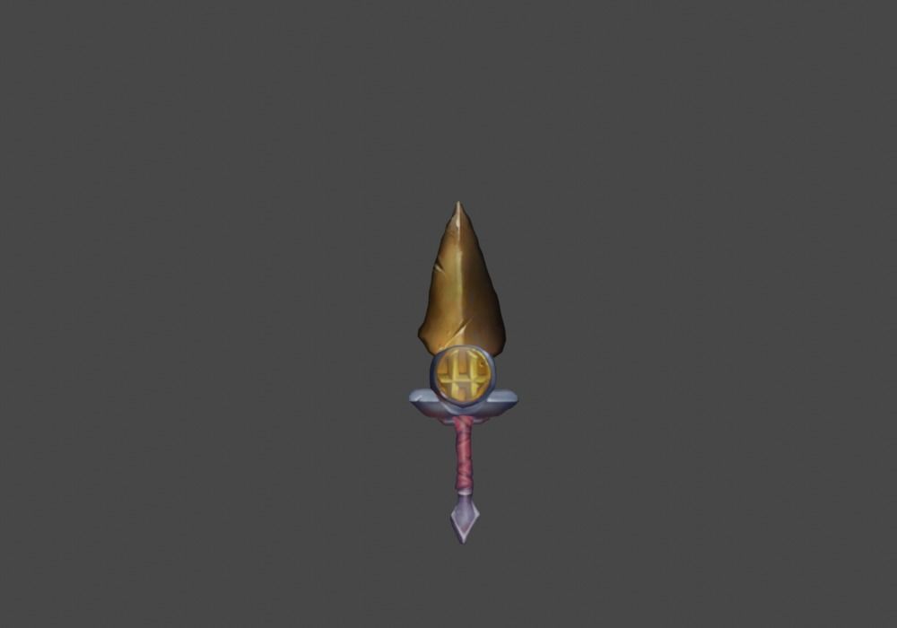 Zeloeman Sword A 45 Low-poly 3D model_2